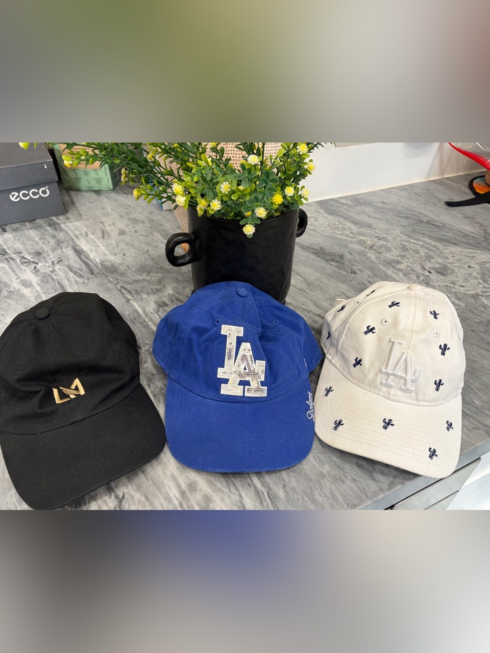 47 Brand Royal Blue LA Logo Baseball Cap with White Embroidery